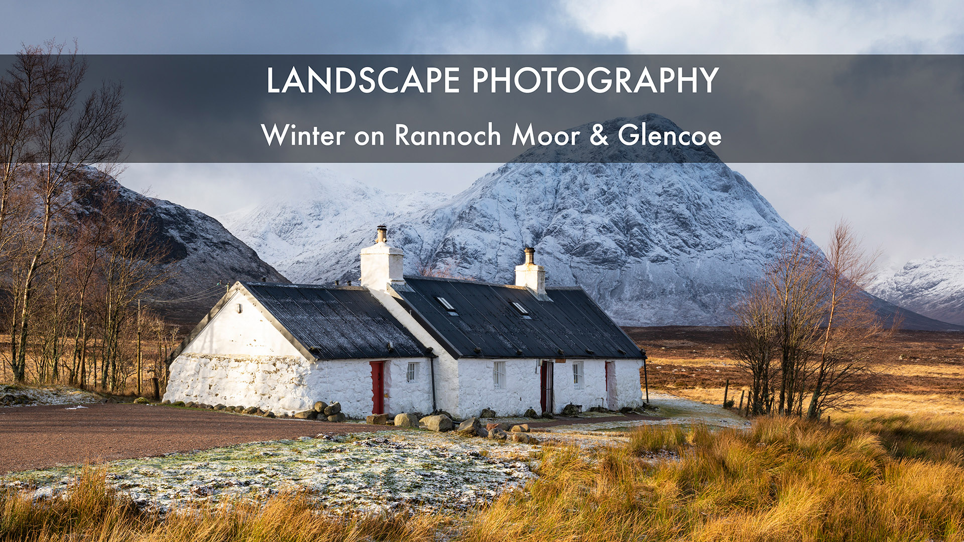 Winter on Rannoch Moor and Glencoe. Landscape Photography. Photography tour. Photography workshop.