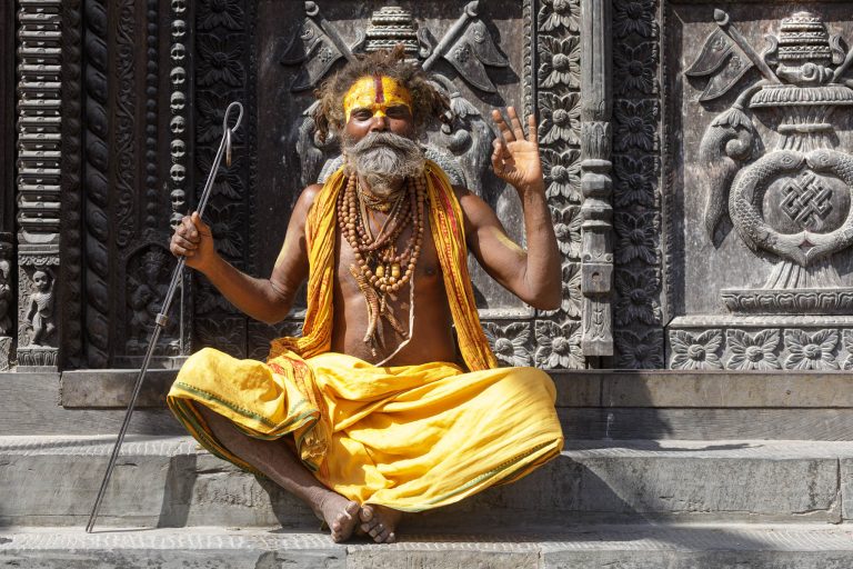 A sadhu in Kathmandu