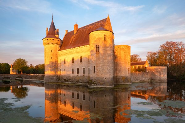 The Chateau de Sully-sur-Loire in France.